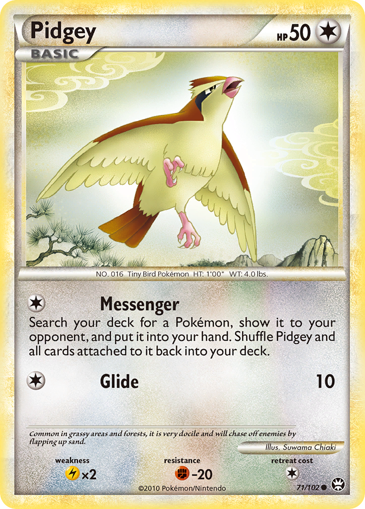 Triumphant Pidgey #71/102